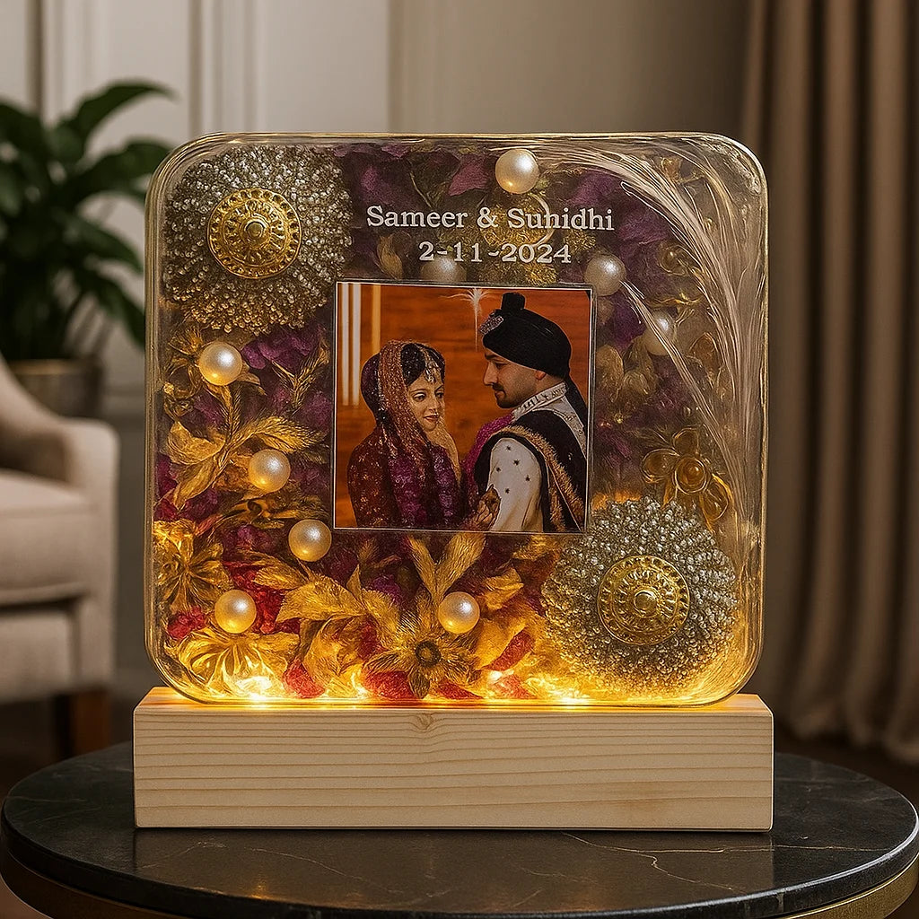 Varmala Preservation in Resin Frame