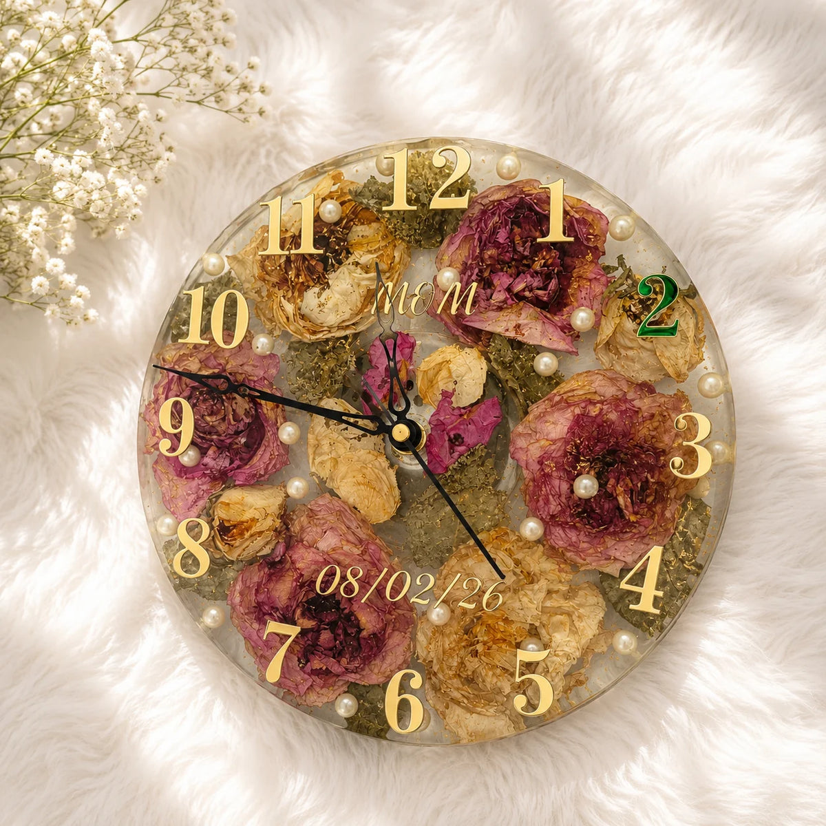 Varmala Preserved Resin Clock