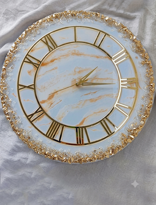 white And Gold premium Resin Wall