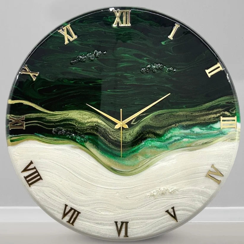 Royal Green wall Clock