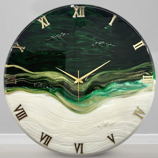 Royal Green wall Clock