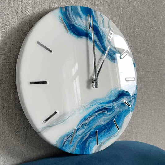 Modern Wall Clock Epoxy Clock