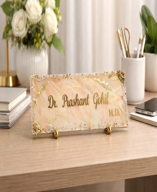 Customized Resin Desk Nameplate