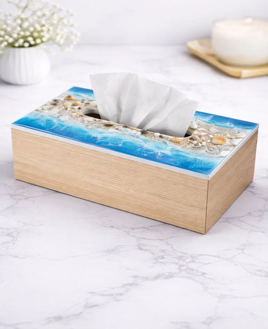 Handmade Resin Tissue Box