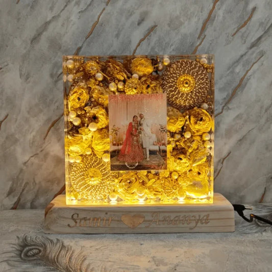 Wedding Varmala Flowers Preservation in LED