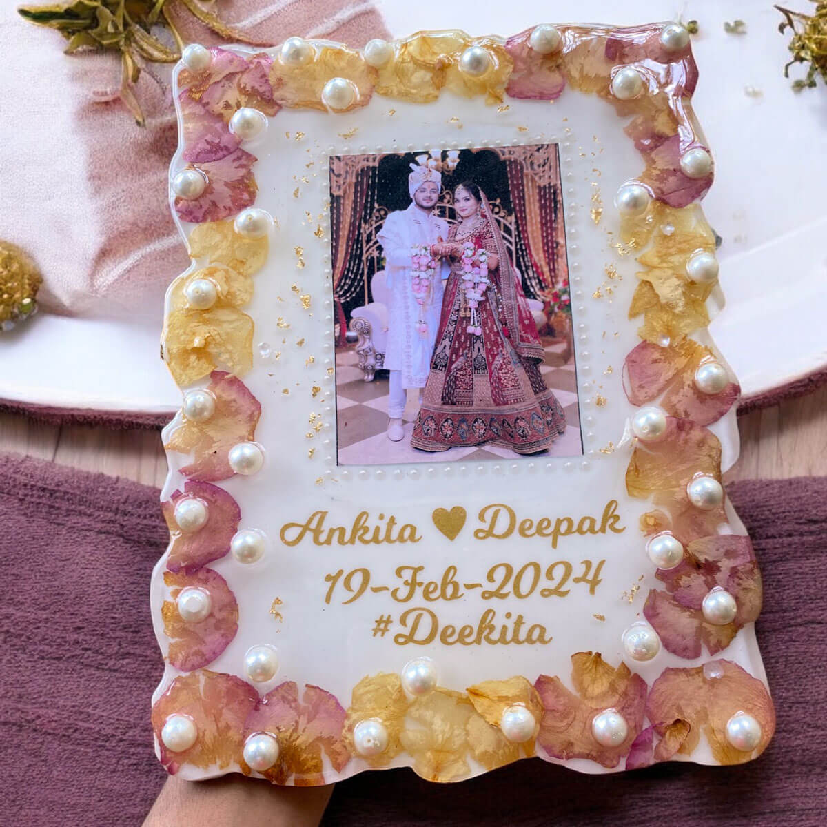 Wedding Varmala Preservation Frame – 12×9